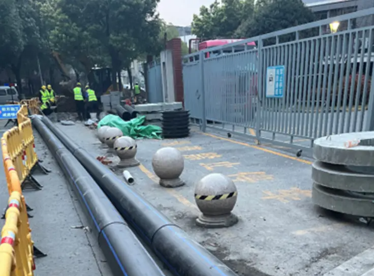 HDPE पाइप जियानगीन नगरपालिका जल आपूर्ति परिवर्तन में मदद करते हैं और एक सुरक्षित और कुशल शहरी 
